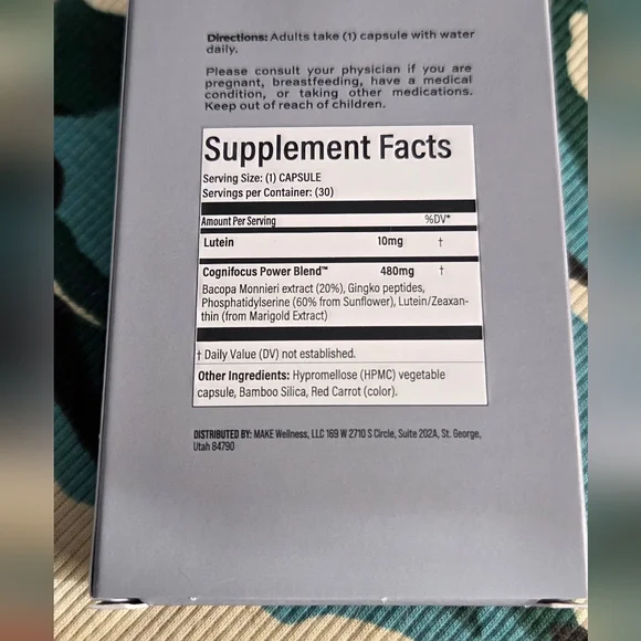 MAKE Wellness Focused Supplement - Picture 3 of 4